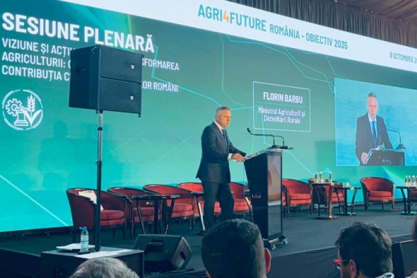 Investiții strategice pentru o agricultură puternică – mesajul ministrului Florin Barbu la Agri4Future Romania